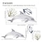 Underwater Ocean Wall Stickers Watercolor Fish Coral Removable Decor 10