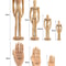 Wooden Drawing Mannequin With Movable Limbs Artist Poseable Figure Desk Decor 5