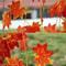 Artificial Red Maple Leaf Vine Garland For Fall Halloween And Thanksgiving Decor 755ft 4