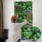 Artificial Green Wall Panel Indoor Outdoor Lifelike Plant Wall Decor 4