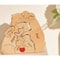 Custom Name Bear Family Puzzle Ornament Personalized Wooden Keepsake Gift 1
