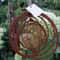 Rustic Metal Spiral Weather Vane Hanging Wind Spinner Outdoor Decor 1