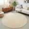 Round Coral Velvet Area Rug Extra Thick Non Slip Kids Play Mat Soft Floor Carpet 0
