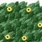 Expandable Artificial Ivy Privacy Fence With Sunflowers Outdoor Green Wall Screen 6
