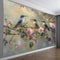 Vibrant Hummingbird Floral Wall Tapestry Soft Fabric Hanging Decor 2