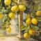 Retro Lemon Garden Canvas Wall Art Print For Summer Home Decor And Modern Living Spaces 11