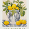Retro Lemon Garden Canvas Wall Art Print For Summer Home Decor And Modern Living Spaces 17