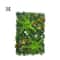 Artificial Grass Wall Panel With Flowers For Indoor Greenery Backdrop And Privacy Decor 9