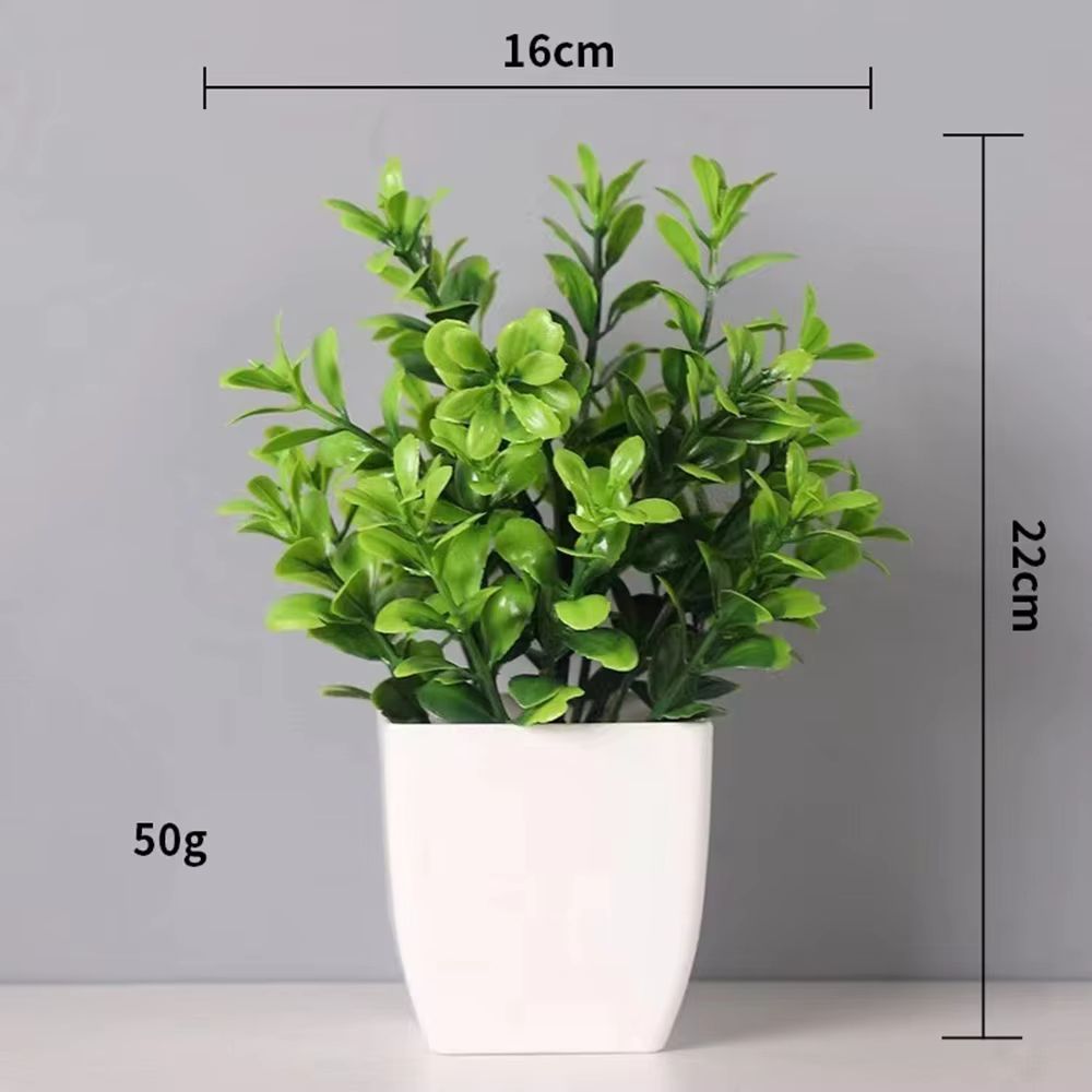 Vivid Artificial Bonsai Tree Desk Centerpiece NonFading Faux Plant Decor 6