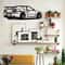 R Model Car Metal Wall Art Modern Automotive Wall Decor For Home And Office 5