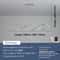 Modern Linear LED Chandelier Minimalist Dining Room Pendant Light Fixture 6