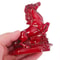 2026 Feng Shui Red Horse Statue Wealth Success Resin Desk Ornament 1