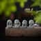 Cute Little Monk Statue Set Zen Meditation Decor For Peaceful Home Garden Spaces 7