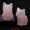 Natural Amethyst Cat Statue Hand Carved Crystal Figurine For Healing Meditation Decor 19