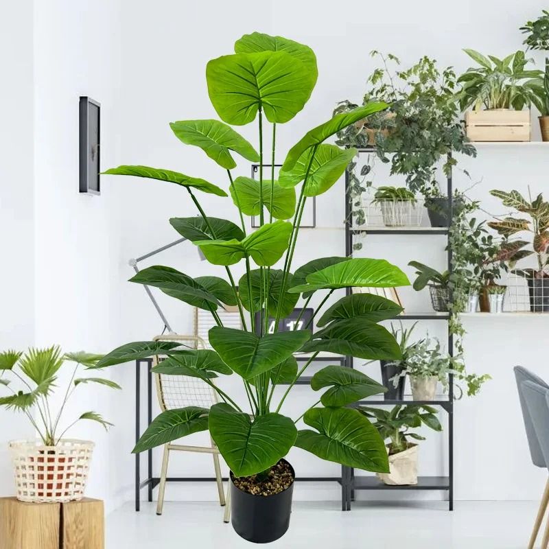 433 Lush Green Artificial Tree Realistic Indoor Outdoor Decorative Plant 4