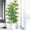 Tall Artificial Bamboo Leaf Branch 120240cm Realistic Indoor Outdoor Greenery Decor 0