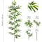 Tall Artificial Bamboo Leaf Branch 120240cm Realistic Indoor Outdoor Greenery Decor 9