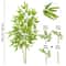 Tall Artificial Bamboo Leaf Branch 120240cm Realistic Indoor Outdoor Greenery Decor 12