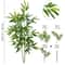 Tall Artificial Bamboo Leaf Branch 120240cm Realistic Indoor Outdoor Greenery Decor 14