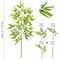 Tall Artificial Bamboo Leaf Branch 120240cm Realistic Indoor Outdoor Greenery Decor 20