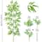Tall Artificial Bamboo Leaf Branch 120240cm Realistic Indoor Outdoor Greenery Decor 27