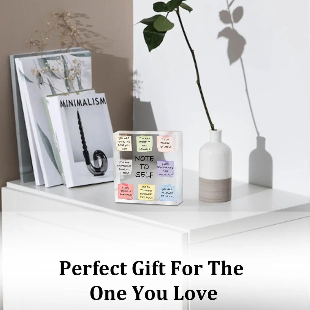 Mental Health Affirmation Desk Sign For Therapy Spaces And Inspirational Office Decor 3