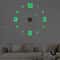 3D Luminous Frameless Wall Clock DIY Kit Modern Silent Glow Wall Decor 2