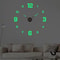 3D Luminous Frameless Wall Clock DIY Kit Modern Silent Glow Wall Decor 2