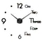 3D Luminous Frameless Wall Clock DIY Kit Modern Silent Glow Wall Decor 19
