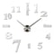 3D Luminous Frameless Wall Clock DIY Kit Modern Silent Glow Wall Decor 24