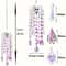 Crystal Chandelier Wind Chimes Suncatcher Rainbow Prism Hanging Window Decor 5