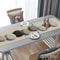 Earth Tone Pebble Pattern Table Runner Textured Neutral Dining Table Decor 4