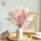 Pink White Dried Flower Pampas Bouquet Boho Wedding Centerpiece Decor 1