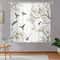 Elegant Floral Bird Print Curtains 2Piece Botanical Polyester Window Drapes 3