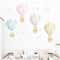 Watercolor Hot Air Balloon Animal Wall Stickers Nursery Kids Room Decor 3