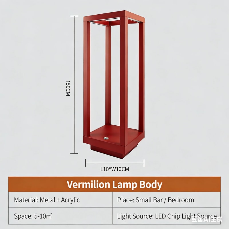 Modern European Rechargeable LED Table Lamp Cordless Hotel Style Ambient Light 8