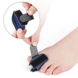 hammer toe corrector brace for women, soft splint wrap for pain relief & toe alignment