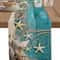 Coastal Starfish Linen Table Runner Beach Table Runner Summer Ocean Shell Decor 0
