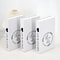 Modern White Faux Book Decor Set Decorative Fake Books Minimalist Coffee Table Shelf Styling 6