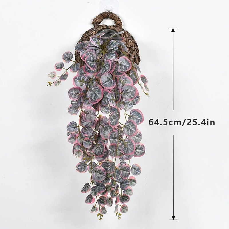 180cm Artificial Eucalyptus Hanging Vine Artificial Eucalyptus Vine Tropical Wall Decor 6