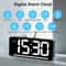 Large Display Digital Alarm Clock With Temperature LED Night Light Bedside Table Clock 4