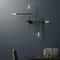 Nordic Cross Line LED Wall Lamp Modern Minimalist Art Sconce 3