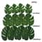 Tropical Artificial Palm Leaves Luau Party Decor Set Jungle Safari Greenery 6