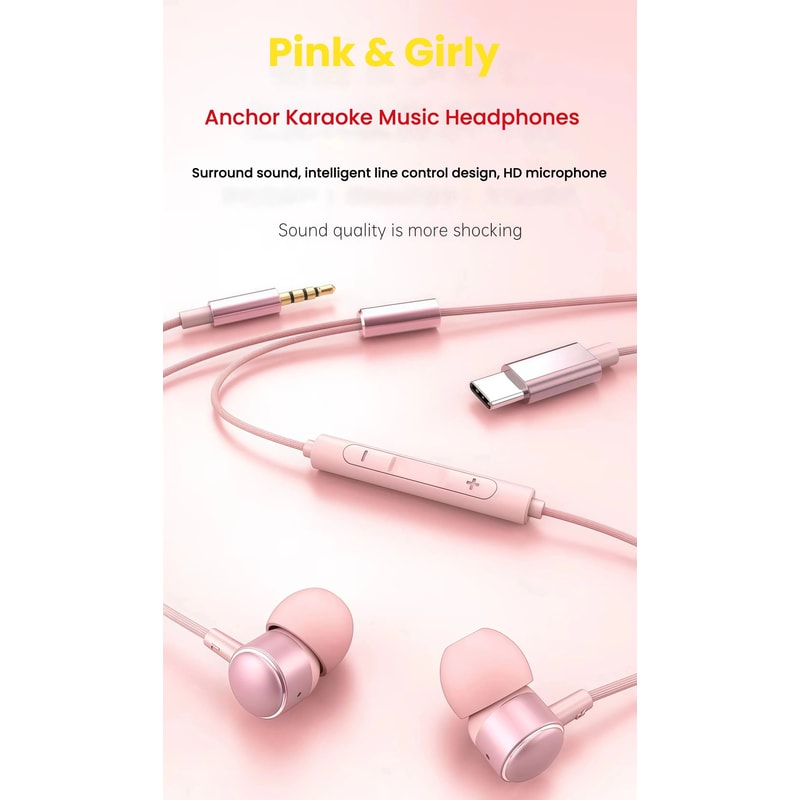 Universal HiFi USBC Wired Earbuds With Digital Chip And 12M Cable 3