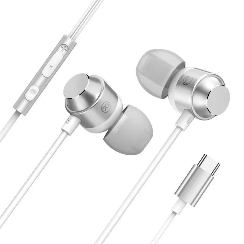 Universal HiFi TypeC Wired Earbuds With Digital Chip And 12M Cable For IOS And Android 5