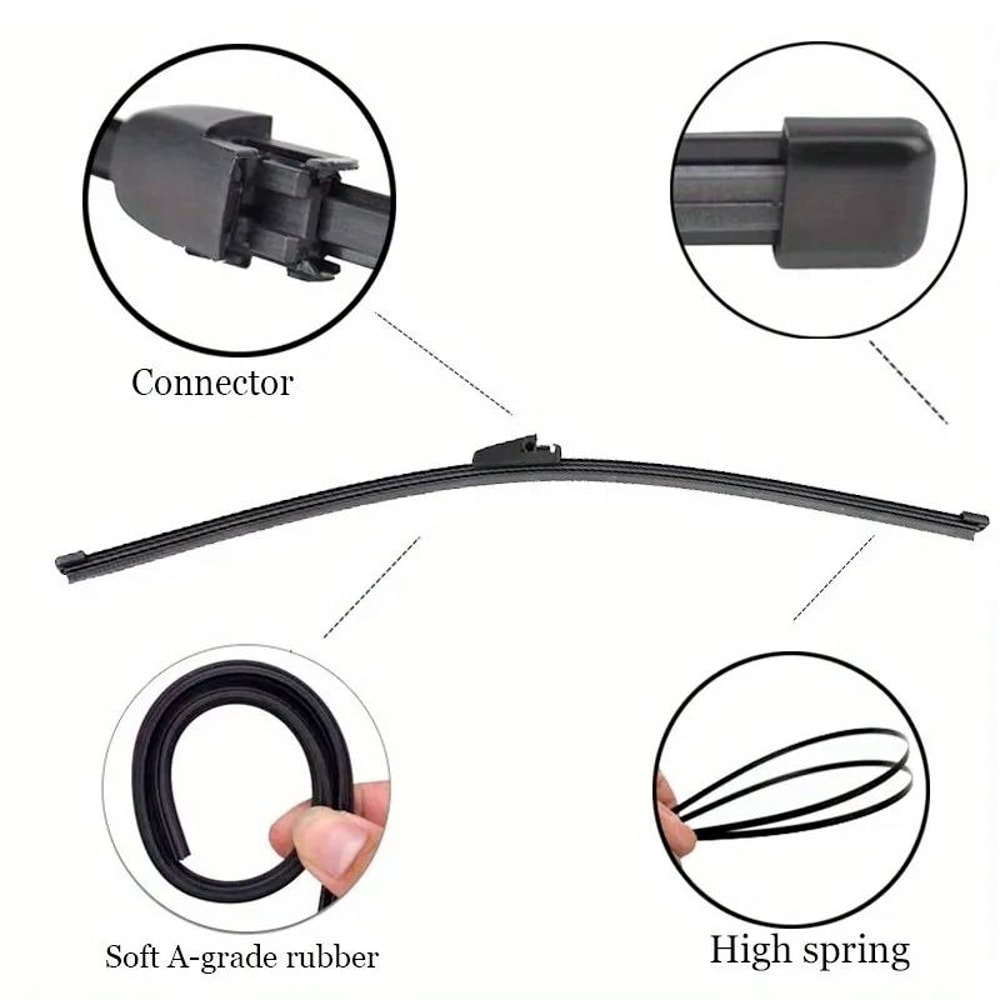 Universal Rear Wiper Blade For VW Golf Tiguan Skoda Octavia And Seat Ibiza OEM Fit 3