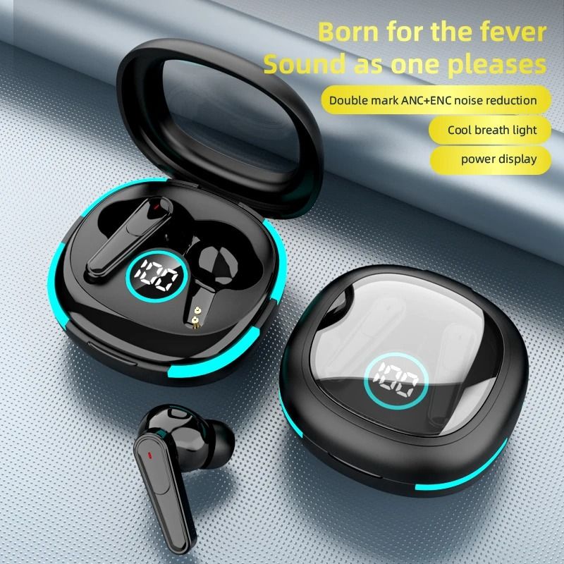 Plus50 Smart TWS Wireless Earbuds With ANC ENC And LED Digital Display Case 3