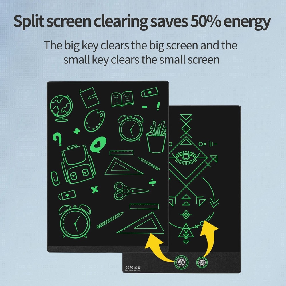 95 Inch LCD Writing Tablet With Superfine Screen For Kids Drawing And Notes 5