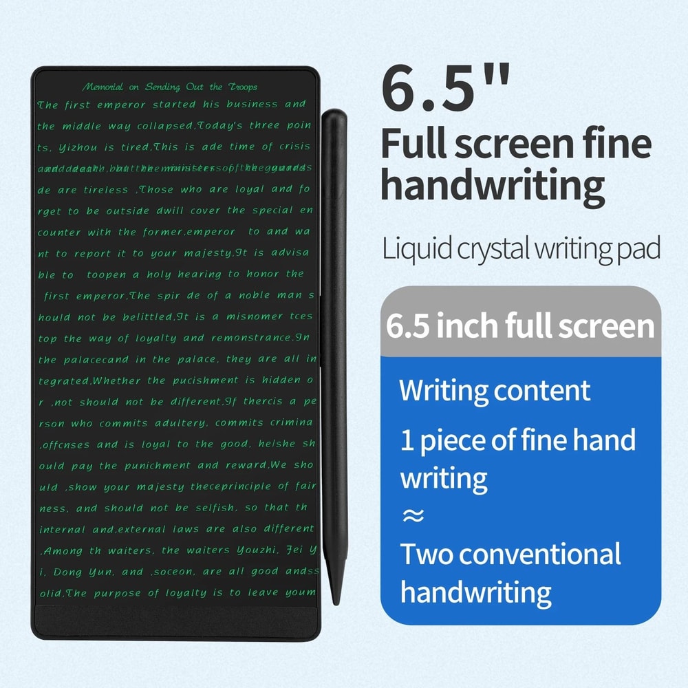 65 Inch LCD Writing Tablet With Magnetic Stylus For Notes And Sketching 2