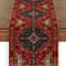 Bohemian Red Persian Stripe Table Runner 72x13in Vintage Wedding Decor 0